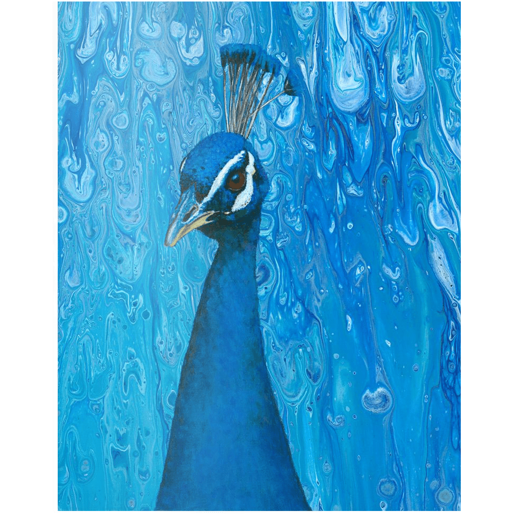 Peacock Artwork | Peacock Paintings | Paintings of Peacocks | Peacock Canvas Painting