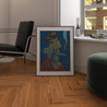 Smoking Art/ Smoking Painting/ Smoker Art/ Woman Smoking Art/ Smoker Painting