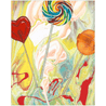 Lollipop Art | Lollipop Painting | Candy Painting | Nursery Prints | Nursery Art Prints