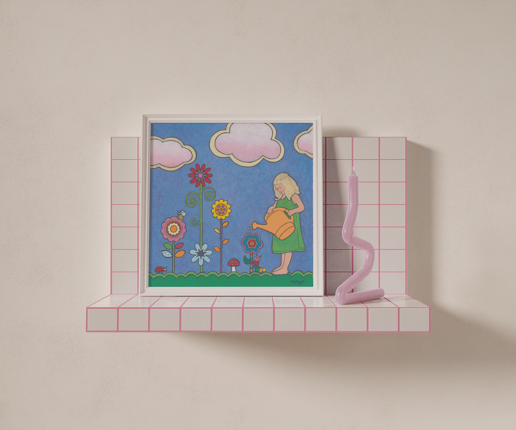 Wall Art for Women | Women Art | Nostalgic Paintings | Nursery Prints | Girl Art